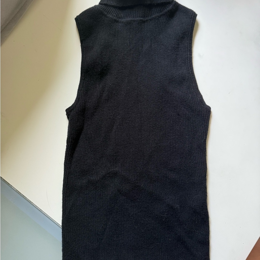 Emory Park Black Ribbed Turtleneck